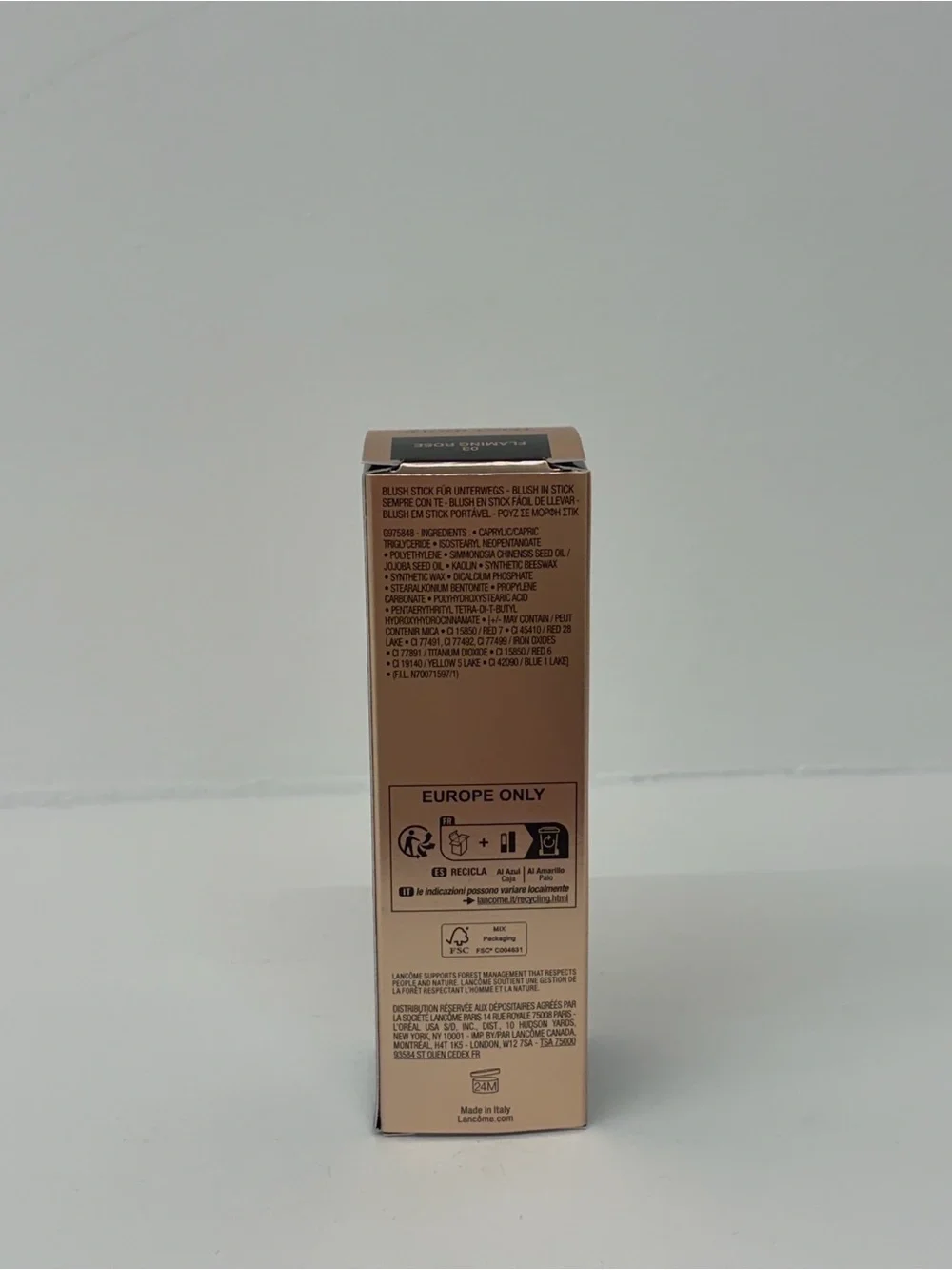 Lancôme Idole Ultra Wear Shape Blush Stick in Flaming Rose - Brand New + Sealed!